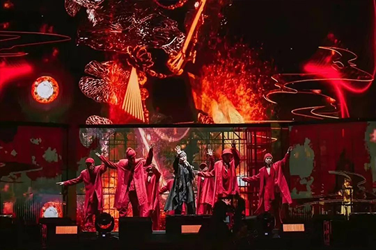 周杰倫新加坡演唱會，悟空體育大屏閃耀全場！