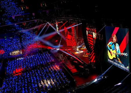 悟空體育LED透明閃耀伍佰北京演唱會（第一場）