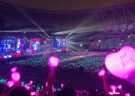 悟空體育場控熒光棒應援棒“引爆”周杰倫天津演唱會（第二場）