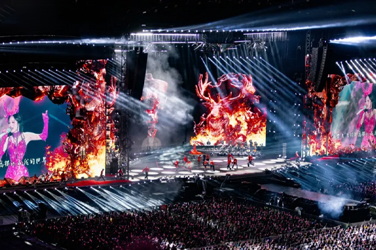 天后回歸！悟空體育LED巨幕助力張韶涵打造夢幻舞臺，唱響哈爾濱！